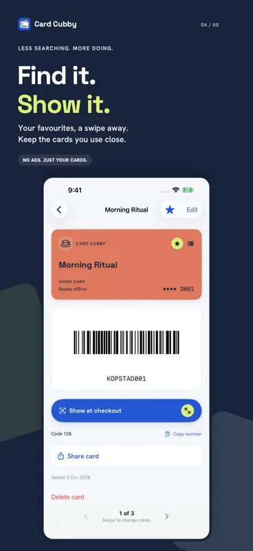 Card Cubby: Loyalty Wallet screenshot 4 of 5