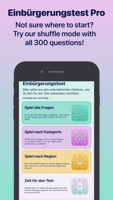 Einbürgerungstest Pro 2025 Screenshot