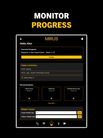 Mirus iPad screenshot
