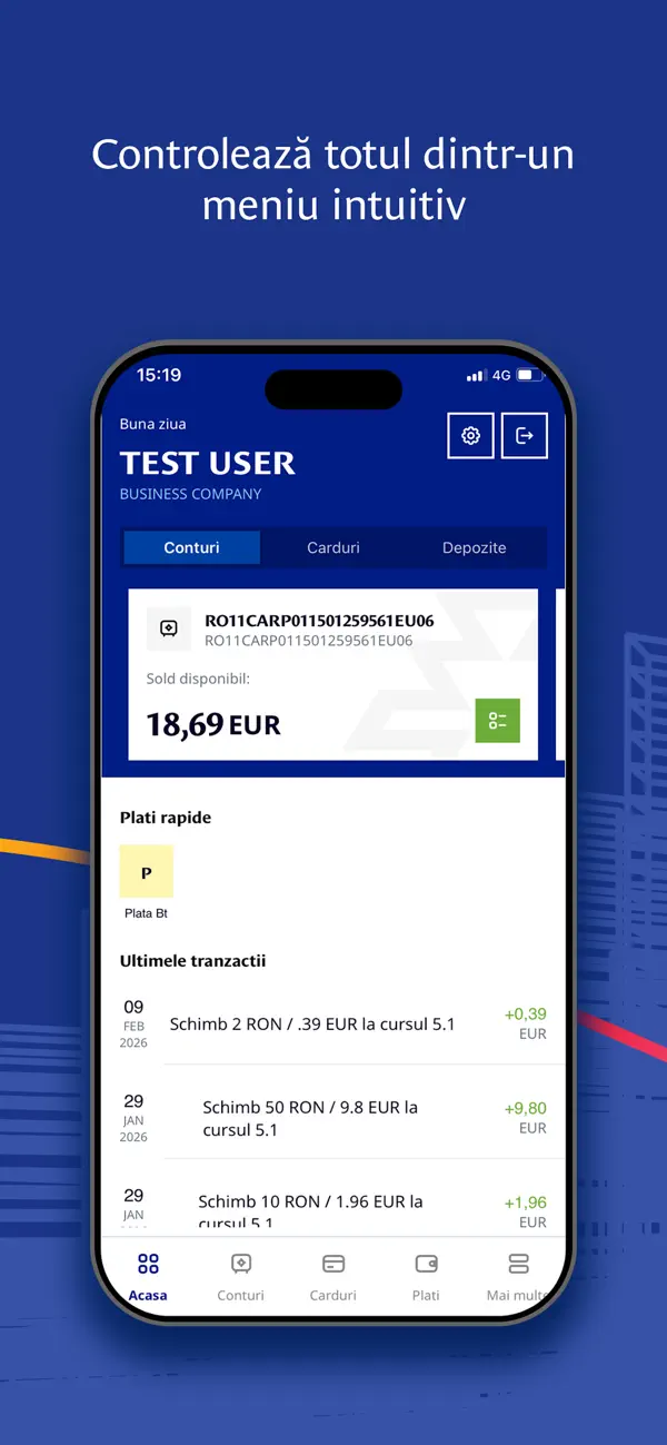 Screenshot #3 pour Patria Business Mobile