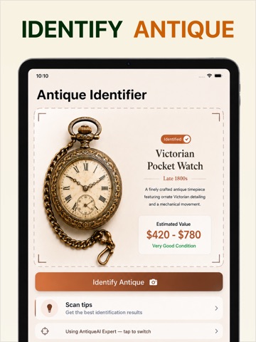Antique Identifier & Value iPad screenshot