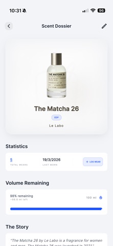 Flacote: Olfactory Journal screenshot