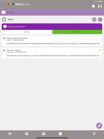 The Morley Academy iPad screenshot