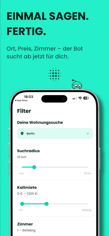 Immobot. Sofort Wohnung finden screenshot 3 of 6