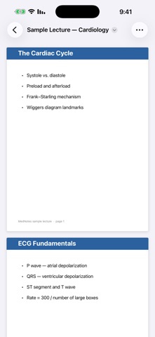 MedNotes Notebook Screenshot 2 of 4