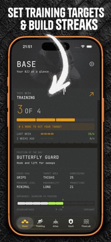 Grapla — BJJ Jiu-Jitsu Journal screenshot