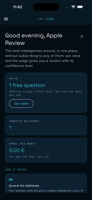 The AI Judge screenshot 1