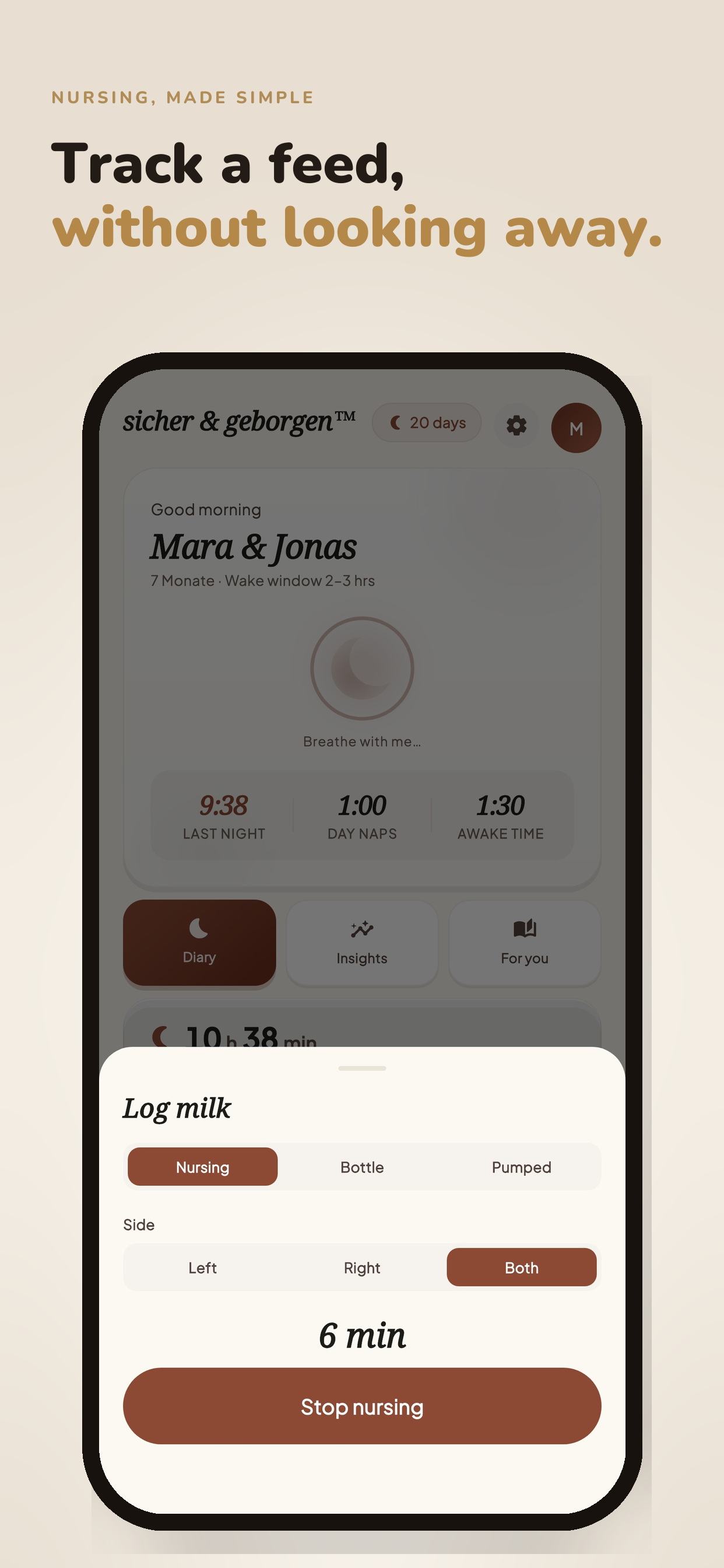 Baby Sleep – sicher & geborgen screenshot 8