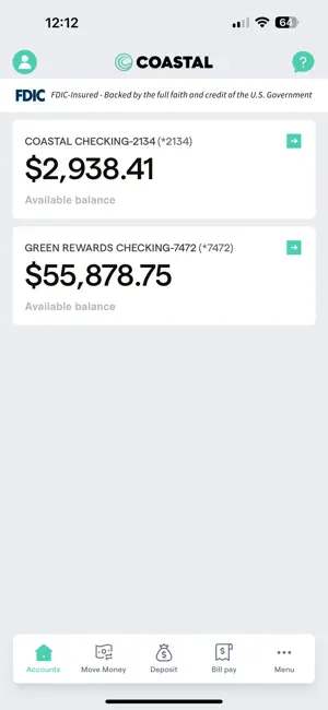 Coastal Community Bank Mobile screenshot 3