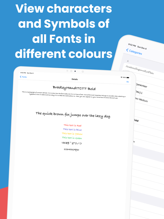 Screenshot #4 pour Font Viewer Typeface Font Book