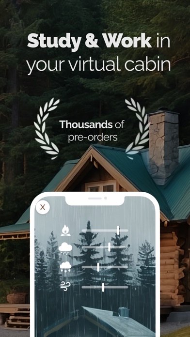 Virtual Cottage: Focus Timer Screenshot