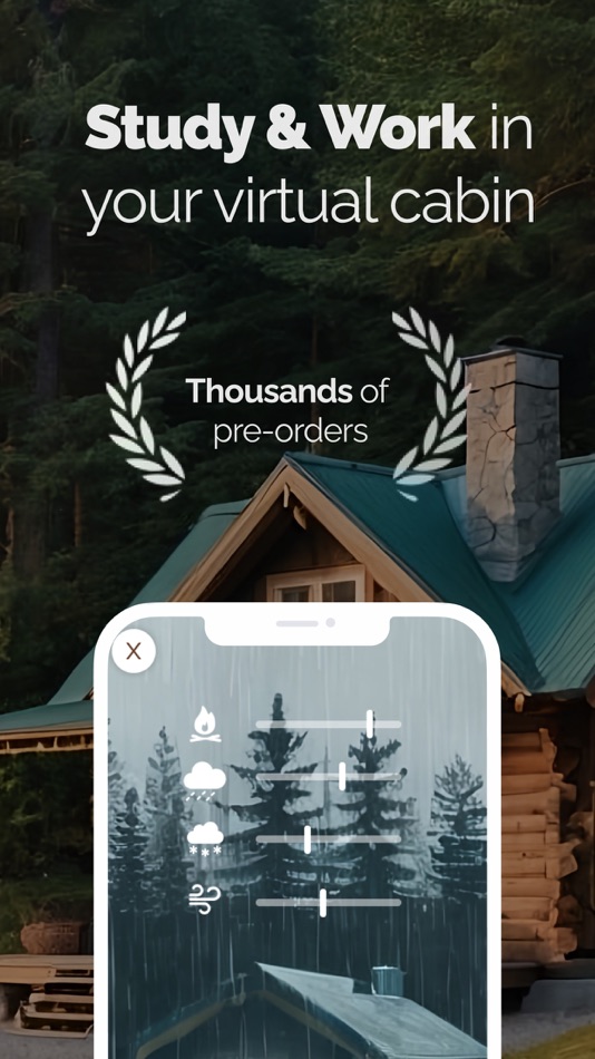 #2. Virtual Cottage: Focus Timer (iOS) 由: Vitality Therapeutics LTD