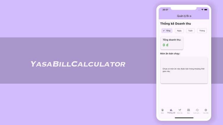YasaBillCalculator