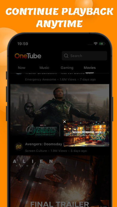 OneTube: Music & Video Player Screenshot