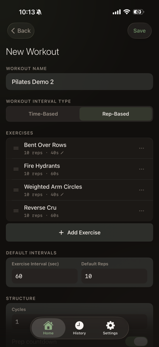 Kettlebell Interval Timer Screenshot 8 of 8