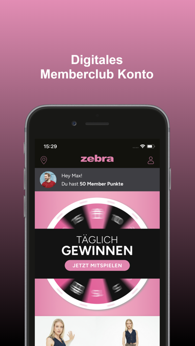 Zebra Fashion App Screenshot