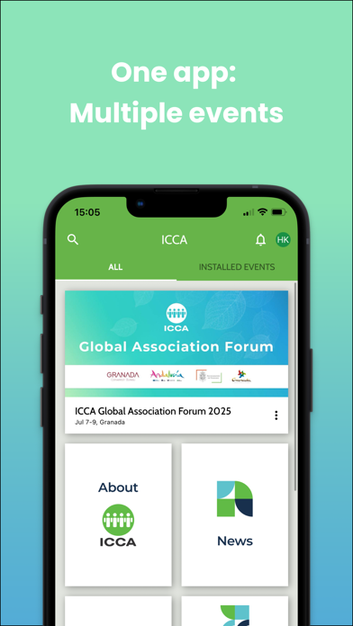 Screenshot #1 pour ICCA Events
