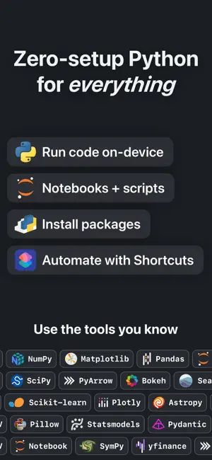 Juno – Python and Jupyter iPhone screenshot 1