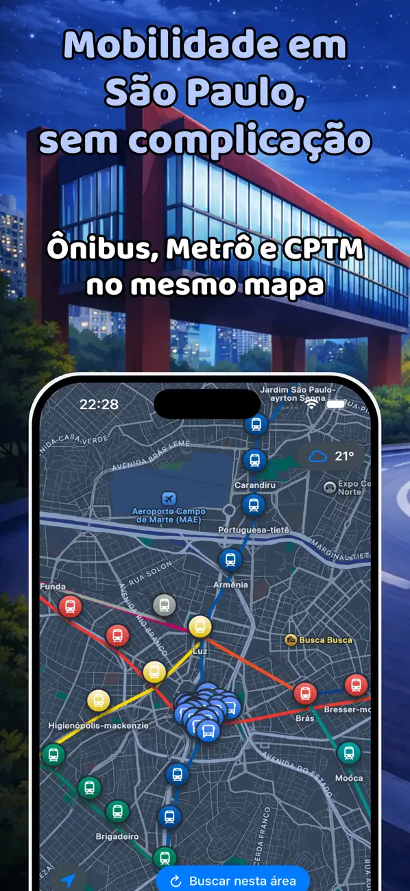 Screenshot #1 pour Due SP: Bus, Metro & CPTM