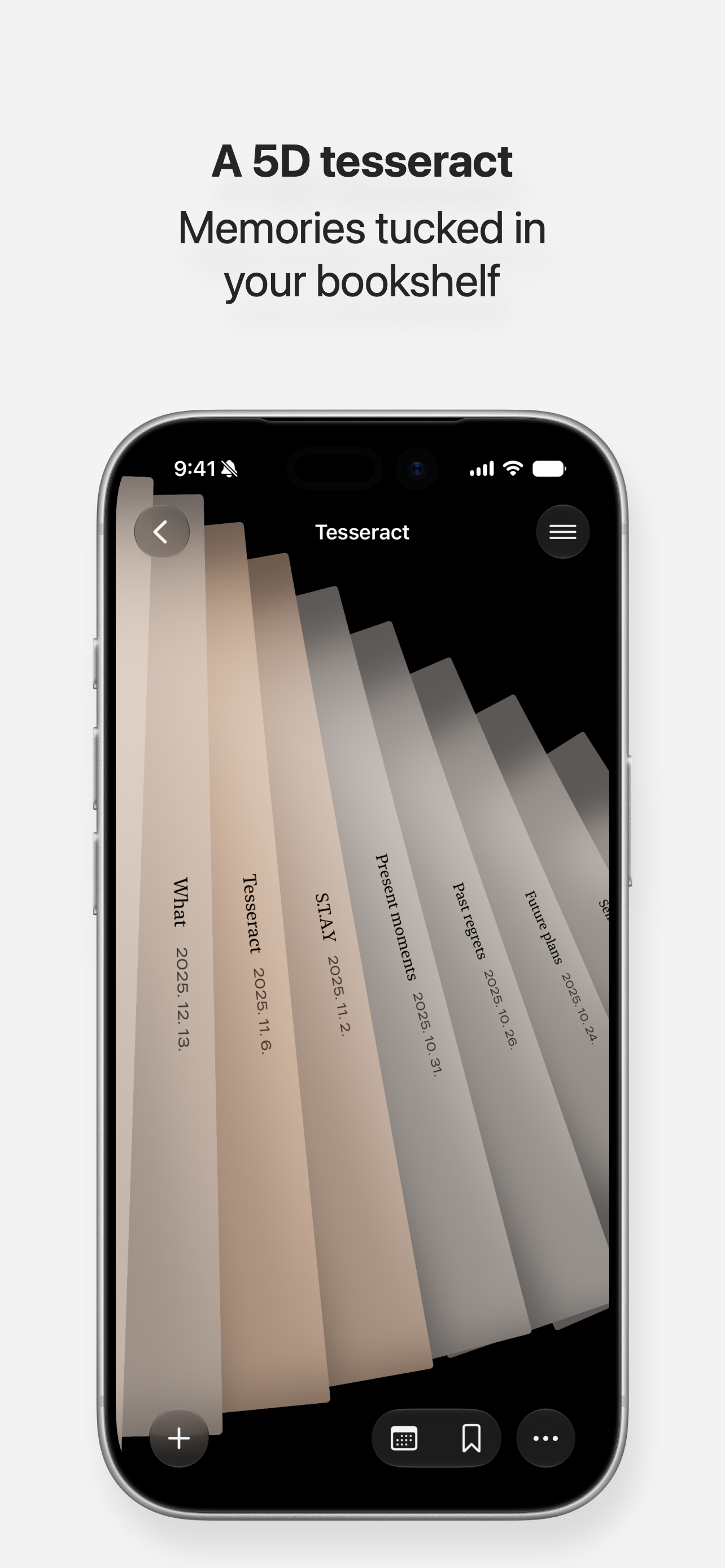 Tesseract - Emotional Journal screenshot 4