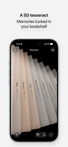 Tesseract - Emotional Journal iPhone screenshot