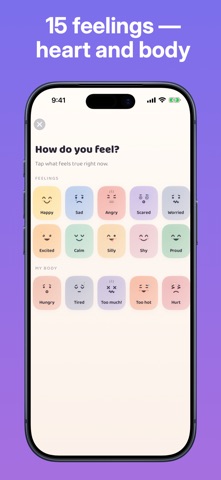 Feelings for Kids: Calm Down iPhone screenshot
