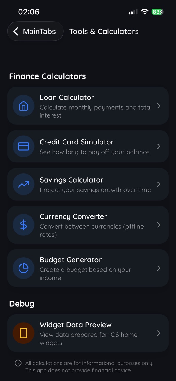 iPhone screenshot