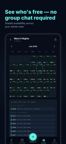 ShiftWell - Shift Worker App iPhone screenshot