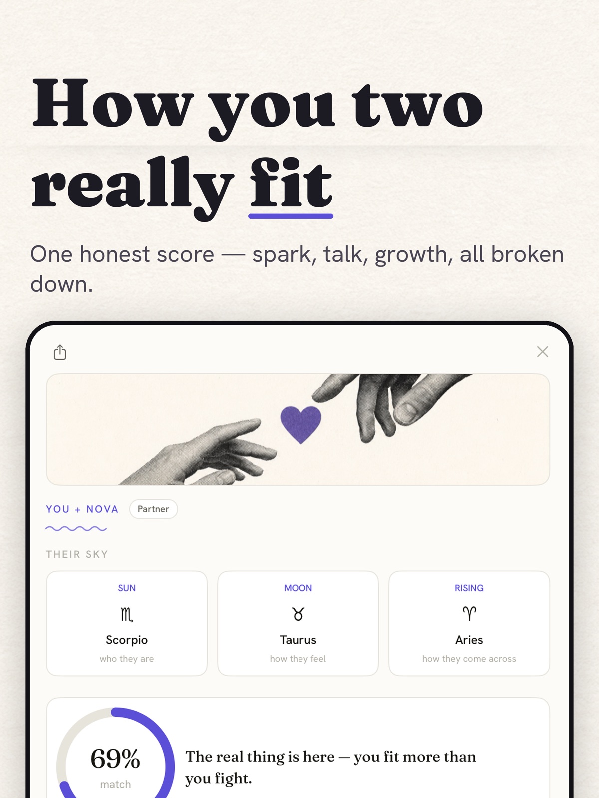 Soulmate Compatibility MoonQ ipad screenshot 3