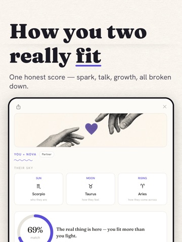 Soulmate Compatibility MoonQ ipad screenshot 4