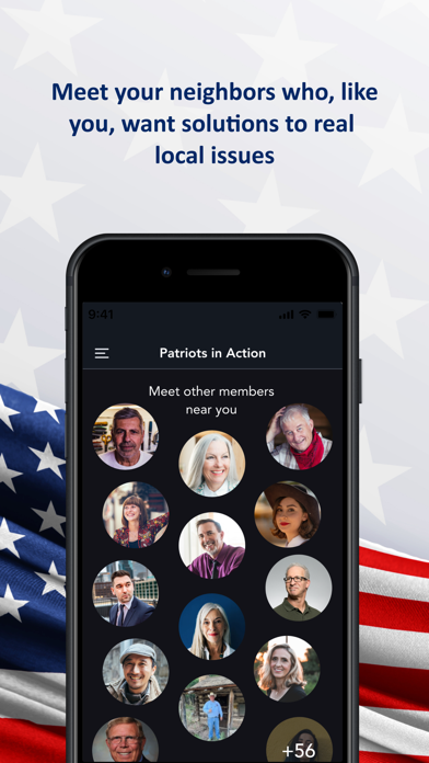 Patriots In Action iPhone screenshot 1 - Education app