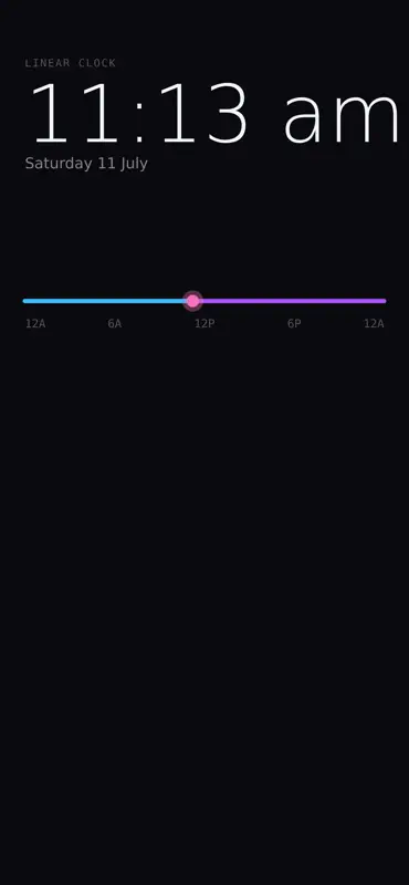 ADHD Linear Clock screenshot 1 of 2