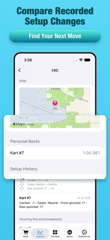 KartTrackerAI Race Performance iPhone screenshot