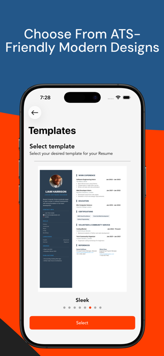 Resume Builder: CV Maker & PDF Screenshot 9 of 10