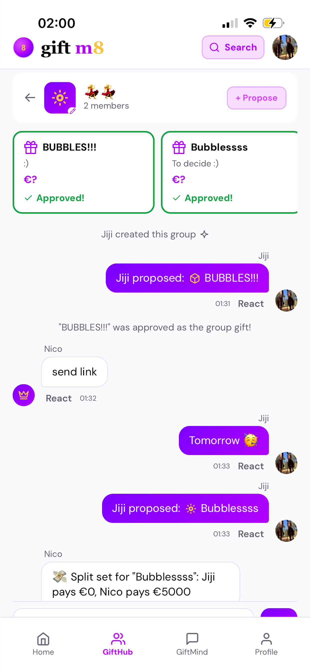 Giftm8 screenshot 7