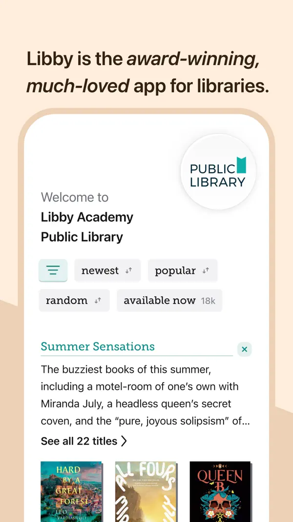 Libby, by OverDrive Screenshot 2