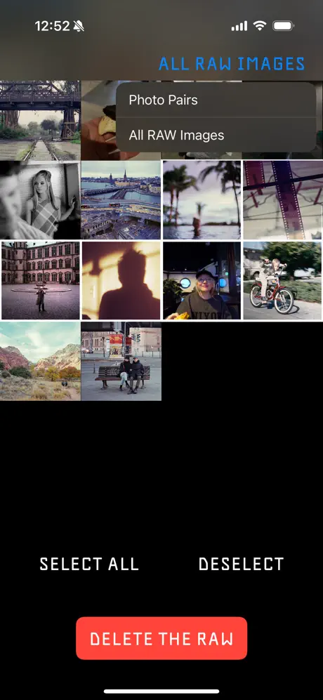 《NO RAW》App screenshot 2
