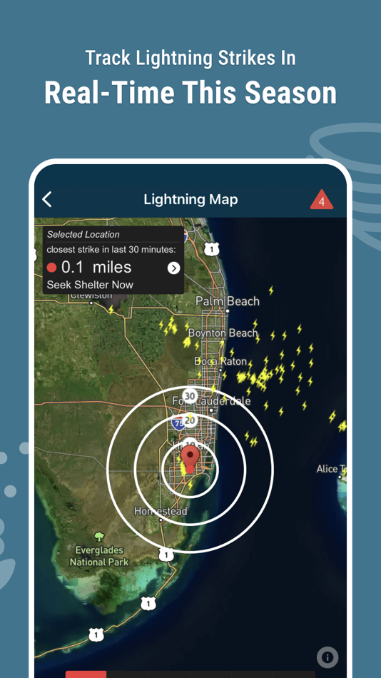 #3. WeatherBug – Weather Forecast (iOS) 由: WeatherBug