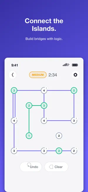 Hashi - PuzzleMonster screenshot 1