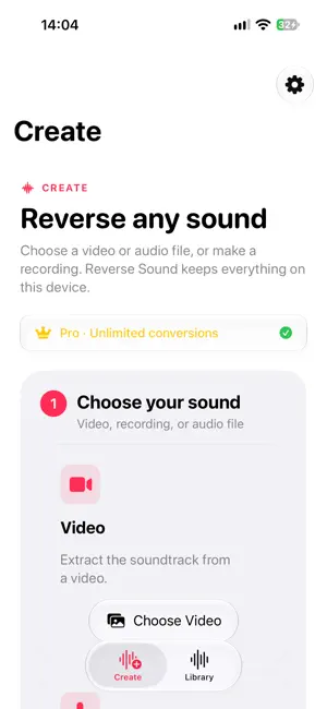 Reverse Sound: Audios & Videos screenshot 3