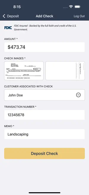 MCB Business Mobile Deposit screenshot 4