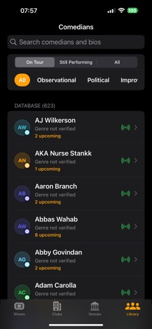 Comedy Live NOW Screenshot 1 of 4