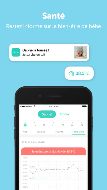 Babyphone intelligent CuboAi screenshot 5 of 8