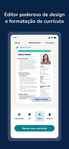 Meu Currículo Perfeito: CVs iPhone screenshot 3