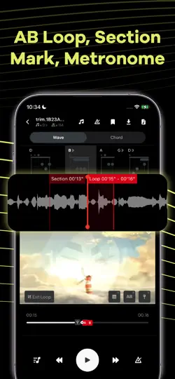 Capture d'écran de Audio Jam - AI For Musicians sur iPhone 6
