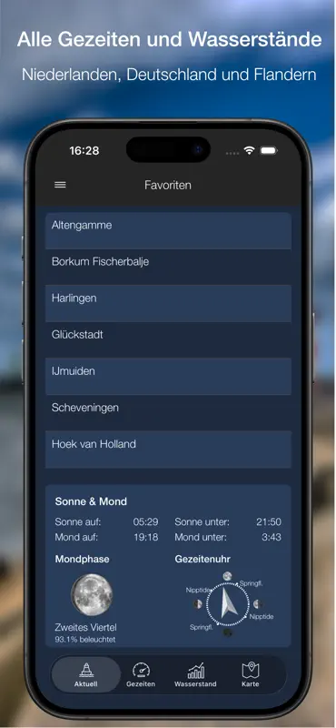 Die Gezeiten - Wasserstände screenshot 1 of 6