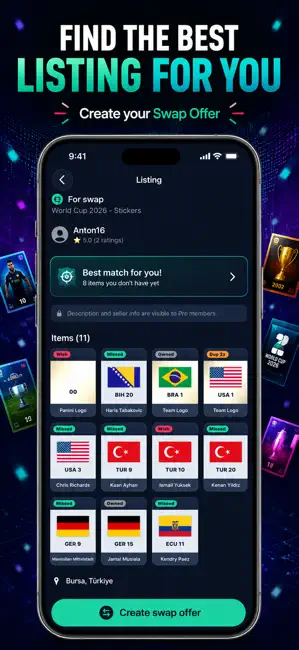 SwapMap: Cards, Stickers, TCG iPhone screenshot 3
