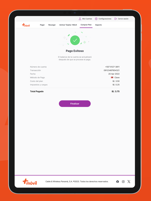 Mi Mas iPad screenshot 8 - Productivity app