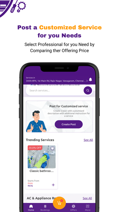 Doorush - Services at Home Screenshot