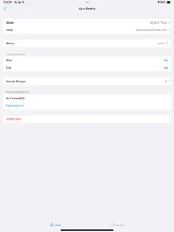 Avigilon Alta Access iPad image 2